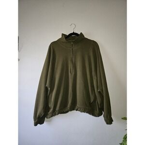 OLD NAVY ACTIVE Dynamic Fleece Quarter Zip Pullover – Women's 3X – Olive Green